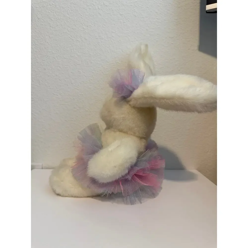 Commonwealth 1990 Ballerina Tutu Rabbit Bunny Purple/Pink Vintage Easter 14”